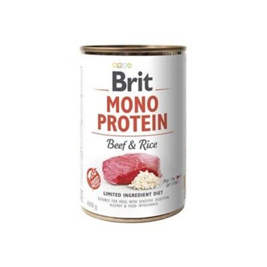 Picture of Brit Mono Protein Beef & Rice 400g | Sensitive Dogs